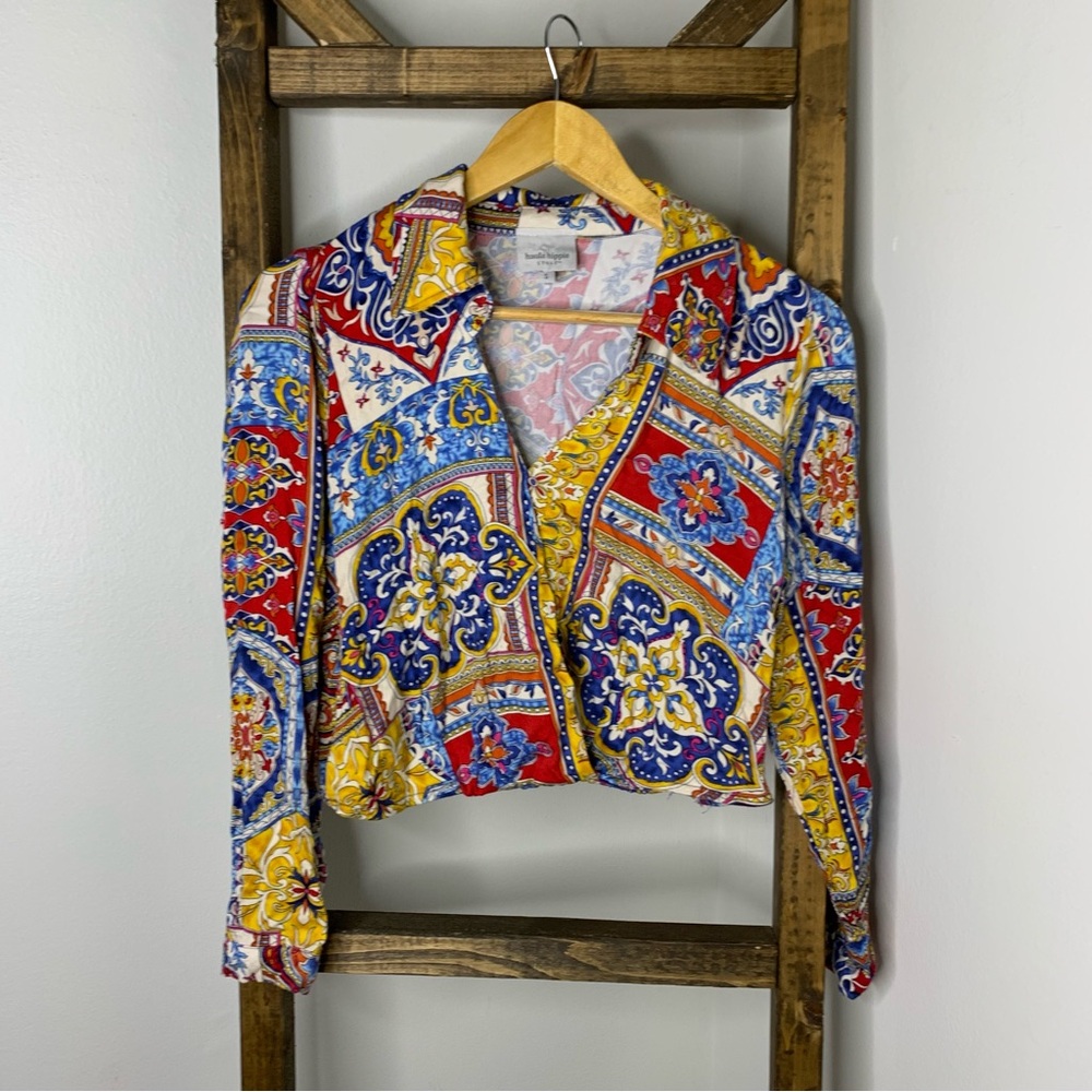 Haute Hippie Multicolor Patterned Top S